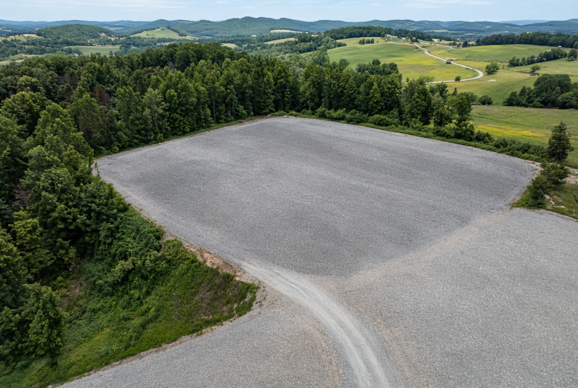 Prepared commercial land pad
